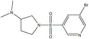  1-(5-broMopyridin-3-ylsulfonyl)-N,N-diMethylpyrrolidin-3-aMine