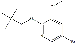 5-broMo-3-Methoxy-2-(neopentyloxy)pyridine,,结构式