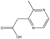 (3-Methylpyrazin-2-yl)-acetic acid Structure