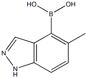 5-Methyl-1H-indazole-4-boronic acid Struktur