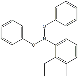 N,N-二苯氧乙基间甲基苯胺,,结构式