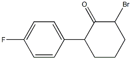  2-broMo-6-(4-fluorophenyl)cyclohexanone