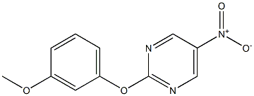 2-(3-Methoxyphenoxy)-5-nitropyriMidine 化学構造式