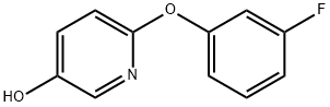 6-(3-fluorophenoxy)pyridin-3-ol Struktur