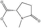 Methyl 1-methyl-5-oxoprolinate Struktur