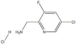 (5-Chloro-3-fluoropyridin-2-yl)methylamine hydrochloride Struktur