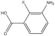 3-Amino-2-fluorobenzoic acid 95%,,结构式