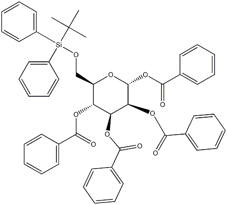 1,2,3,4-Tetra-O-benzoyl-6-O-tert-butyldiphenylsilyl-a-D-mannopyranose