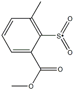 6-methyl-2-methoxycarbonylbenzenesulfonyl Struktur