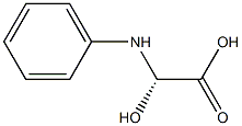 2-hydroxy-DL-phenylglycine 化学構造式