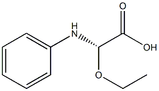 2-ethoxy-D-phenylglycine 化学構造式