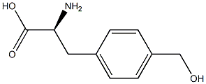 4-hydroxymethyl-L-phenylalanine Struktur