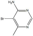 4-甲基-5-溴-6-氨基嘧啶 结构式