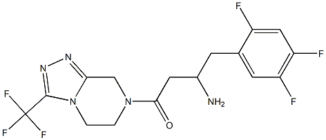 3-amino-1-[3-(trifluoromethyl)-5,6,7,8-tetrahydro-1,2,4-triazolo[4,3-A]pyrazin-7-yl] -4-(2,4,5-trifluorophenyl)butan-1-one|3-氨基-1-[3-(三氟甲基)-5,6,7,8-四氢-1,2,4-三唑并[4,3-A]吡嗪-7-基]-4-(2,4,5-三氟苯基)丁-1-酮