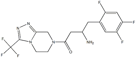  3-氨基-1-[3-(三氟甲基)-5,6,7,8-四氢-1,2,4-三唑并[4,3-A]吡嗪-7-基]-4-(2,4,5-三氟苯基)丁-1-酮