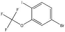 2-碘-5-溴三氟甲氧基苯 结构式