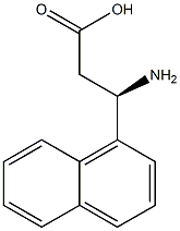 R-3-氨基-3-(1-萘基)丙酸, , 结构式