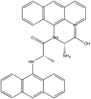 3-(9-蒽基)-D-丙氨酸, , 结构式