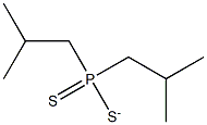 Diisobutyldithiophosphinate Structure