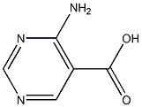 4-amino-5-pyrimidinecarboxylic acid Structure