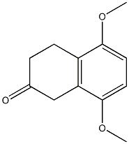 5,8-二甲氧基-2-萘满酮, , 结构式