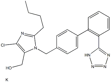 氯沙坦化学结构图片