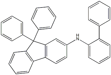 N-(biphenyl-2-yl)-9,9-diphenyl-9H-fluoren-2-amine Structure