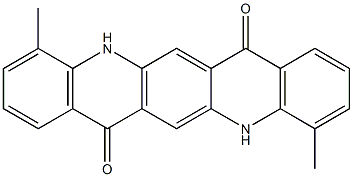 Quino[2,3-b]acridine-7,14-dione,5,12-dihydro-4,11-dimethyl- Struktur