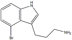 3-(4-bromo-1H-indol-3-yl)propan-1-amine Structure