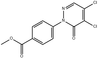 methyl 4-(4,5-dichloro-6-oxo-1,6-dihydropyridazin-1-yl)benzoate Structure