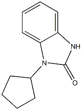 1-Cyclopentyl-1,3-dihydro-2H-benzimidazol-2-one Structure
