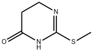 2-(Methylthio)-5,6-dihydropyrimidin-4(1H)-one 化学構造式