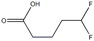 5,5-difluoropentanoic acid Struktur