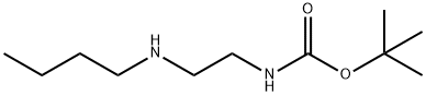 TERT-BUTYL 2-(BUTYLAMINO)ETHYLCARBAMATE 结构式