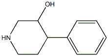 4-phenylpiperidin-3-ol Struktur