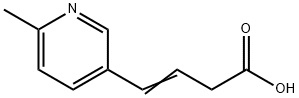4-(6-methyl-3-pyridinyl)-3-Butenoicacid,1005327-65-0,结构式