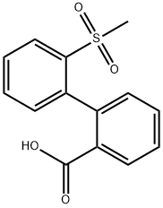 [(2-Methylsulfonyl)phenyl]benzoic acid Structure