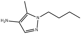 1H-Pyrazol-4-amine,  1-butyl-5-methyl- Structure