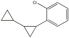 2-(2-chloro-phenyl)-bicyclopropyl 结构式