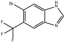 5-溴-6-(三氟甲基)-1H-苯并[D]咪唑,1008361-62-3,结构式