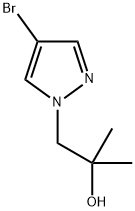 1-(4-bromo-1H-pyrazol-1-yl)-2-methylpropan-2-ol Structure