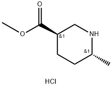 methyl (3R,6R)-6-methylpiperidine-3-carboxylate hydrochloride Structure