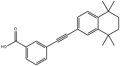 3-[2-(5,6,7,8-Tetrahydro-5,5,8,8-tetramethyl-2-naphthalenyl)ethynyl]benzoic acid|3-[2-(5,6,7,8-Tetrahydro-5,5,8,8-tetramethyl-2-naphthalenyl)ethynyl]benzoic acid