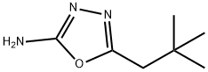 5-(2,2-二甲基丙基)-1,3,4-噁二唑-2-胺,1016513-12-4,结构式