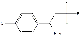 1-(4-氯苯基)-3,3,3-三氟丙烷-1-胺,1016531-10-4,结构式