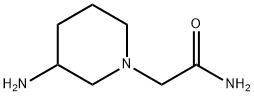 2-(3-aminopiperidin-1-yl)acetamide Struktur
