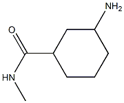 3-amino-N-methylcyclohexane-1-carboxamide Structure