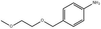 4-[(2-methoxyethoxy)methyl]aniline 化学構造式