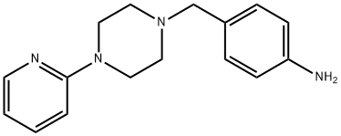 4-{[4-(pyridin-2-yl)piperazin-1-yl]methyl}aniline 化学構造式