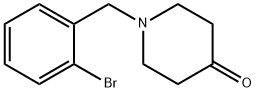 1-(2-bromobenzyl)piperidin-4-one, 1016770-11-8, 结构式